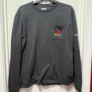 Sony Multicolor Logo Black Long Sleeve Tee